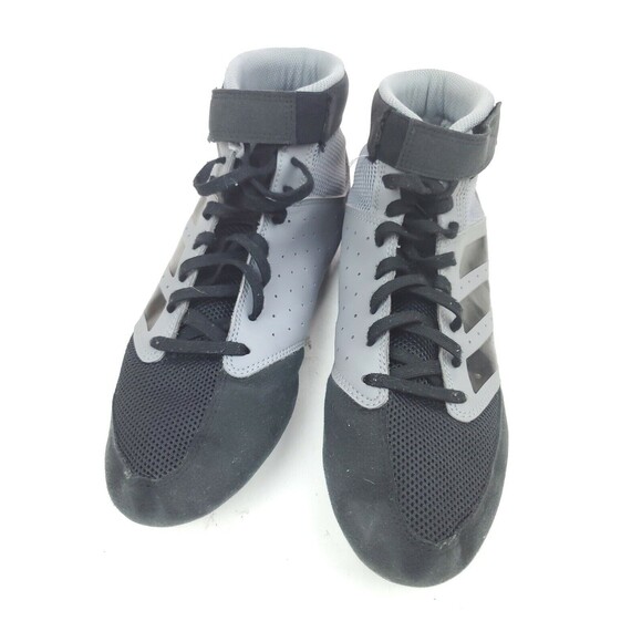 Adidas Mat Hog 2.0 Grey/Black Wrestling Shoes ( F99823 ) Size 9.5
